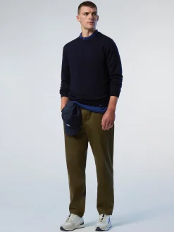 North Sails Maglione girocollo in hydrowool*Uomo Maglioni E Cardigan