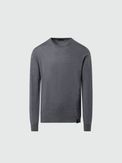 North Sails Maglione girocollo in hydrowool*Uomo Maglioni E Cardigan