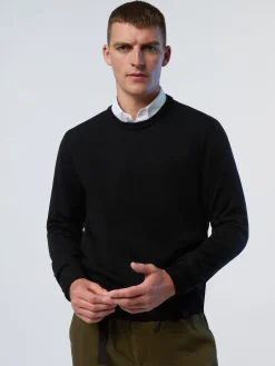 North Sails Maglione girocollo in hydrowool*Uomo Maglioni E Cardigan