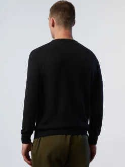 North Sails Maglione girocollo in hydrowool*Uomo Maglioni E Cardigan