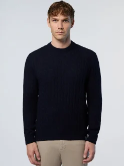 North Sails Maglione in cashmere a trecce*Uomo Shop By Look|Maglioni E Cardigan