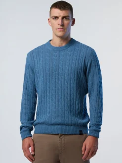North Sails Maglione in cashmere a trecce*Uomo Shop By Look|Maglioni E Cardigan