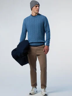 North Sails Maglione in cashmere a trecce*Uomo Shop By Look|Maglioni E Cardigan