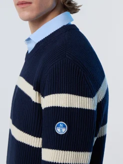North Sails Maglione in cotone a coste*Uomo Outlet|Maglioni E Cardigan