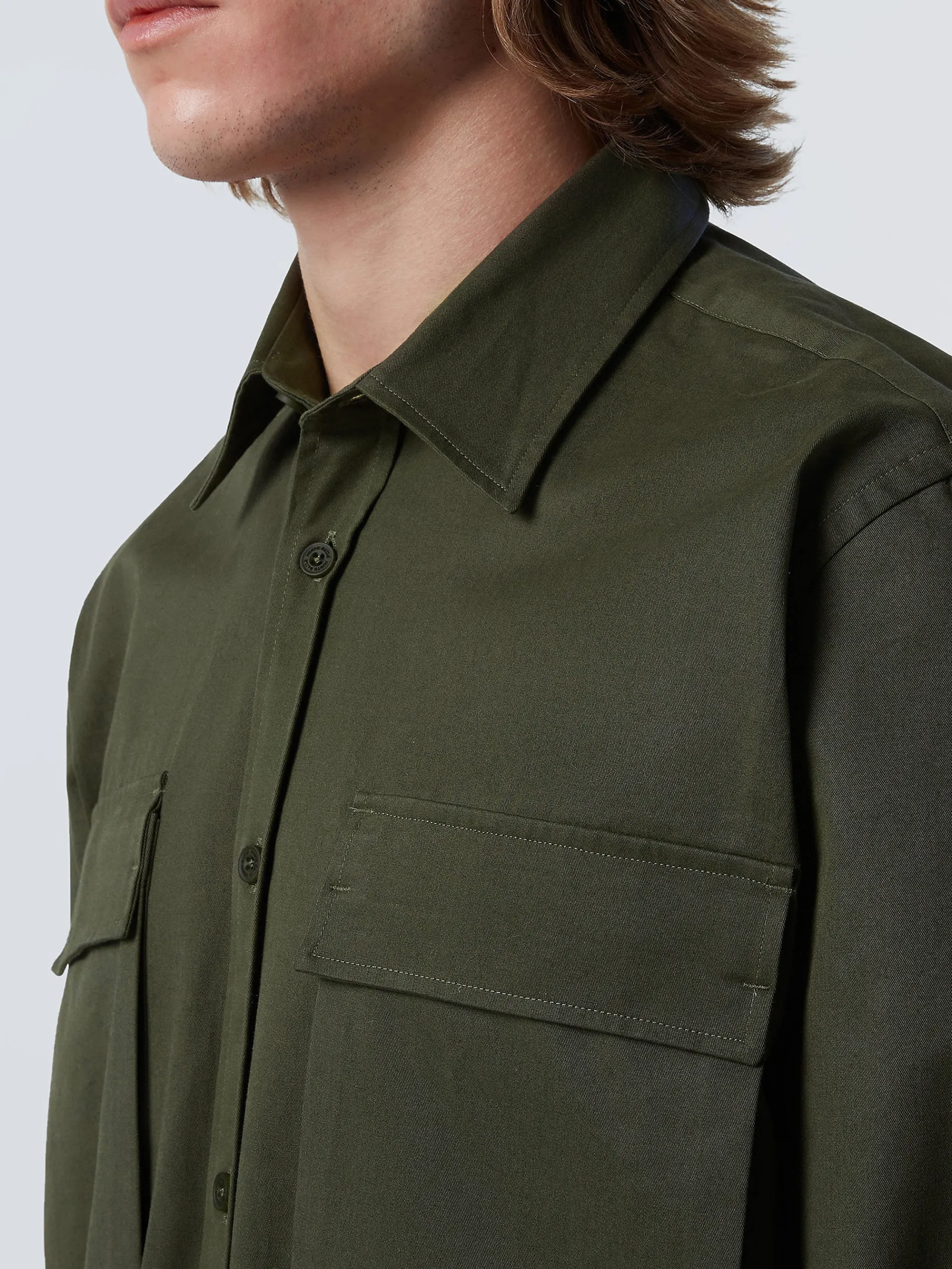 North Sails Overshirt in twill di cotone*Uomo Outlet|Camicie