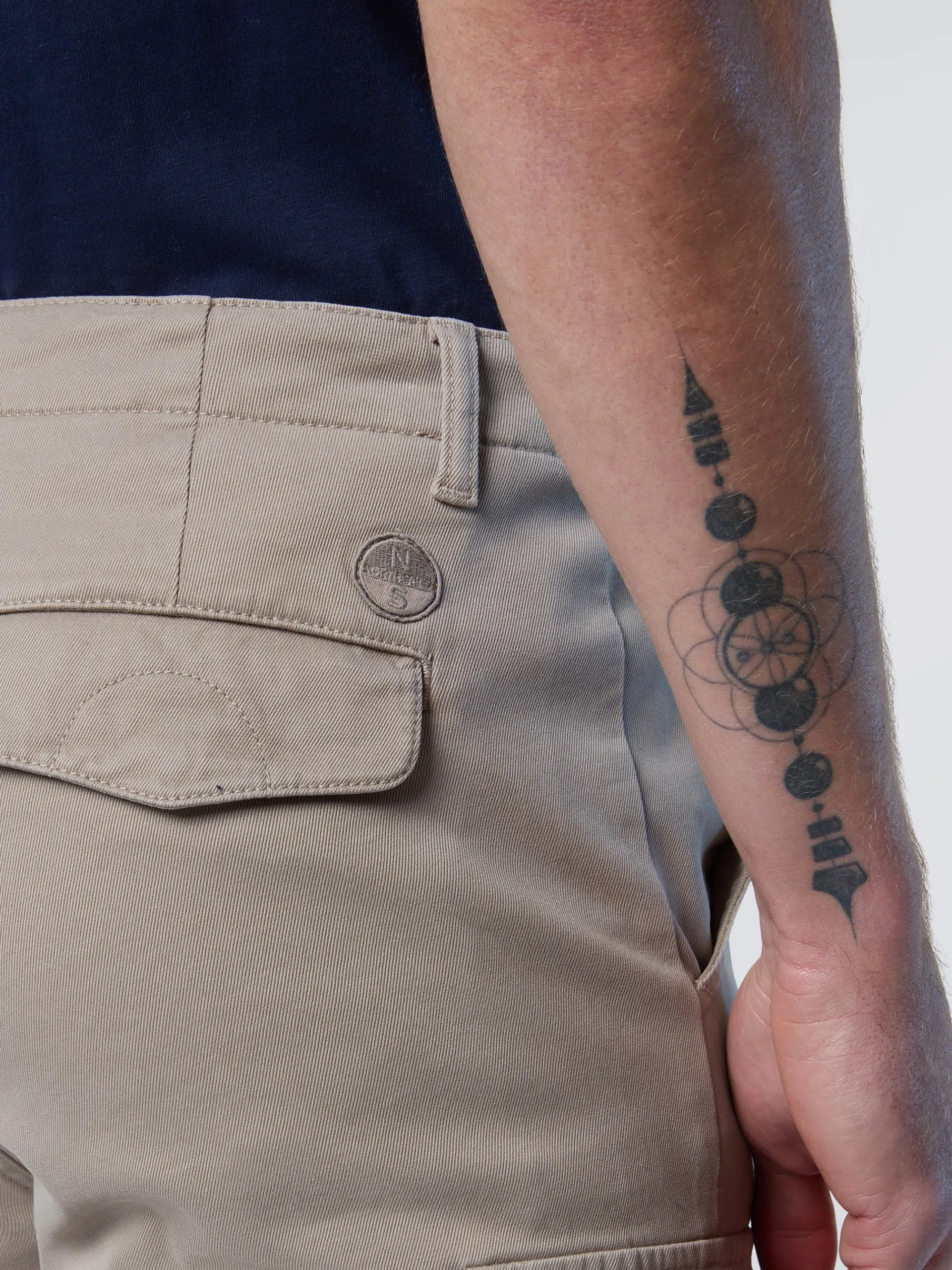 North Sails Pantaloni America in gabardina*Uomo Shop By Look|Pantaloni