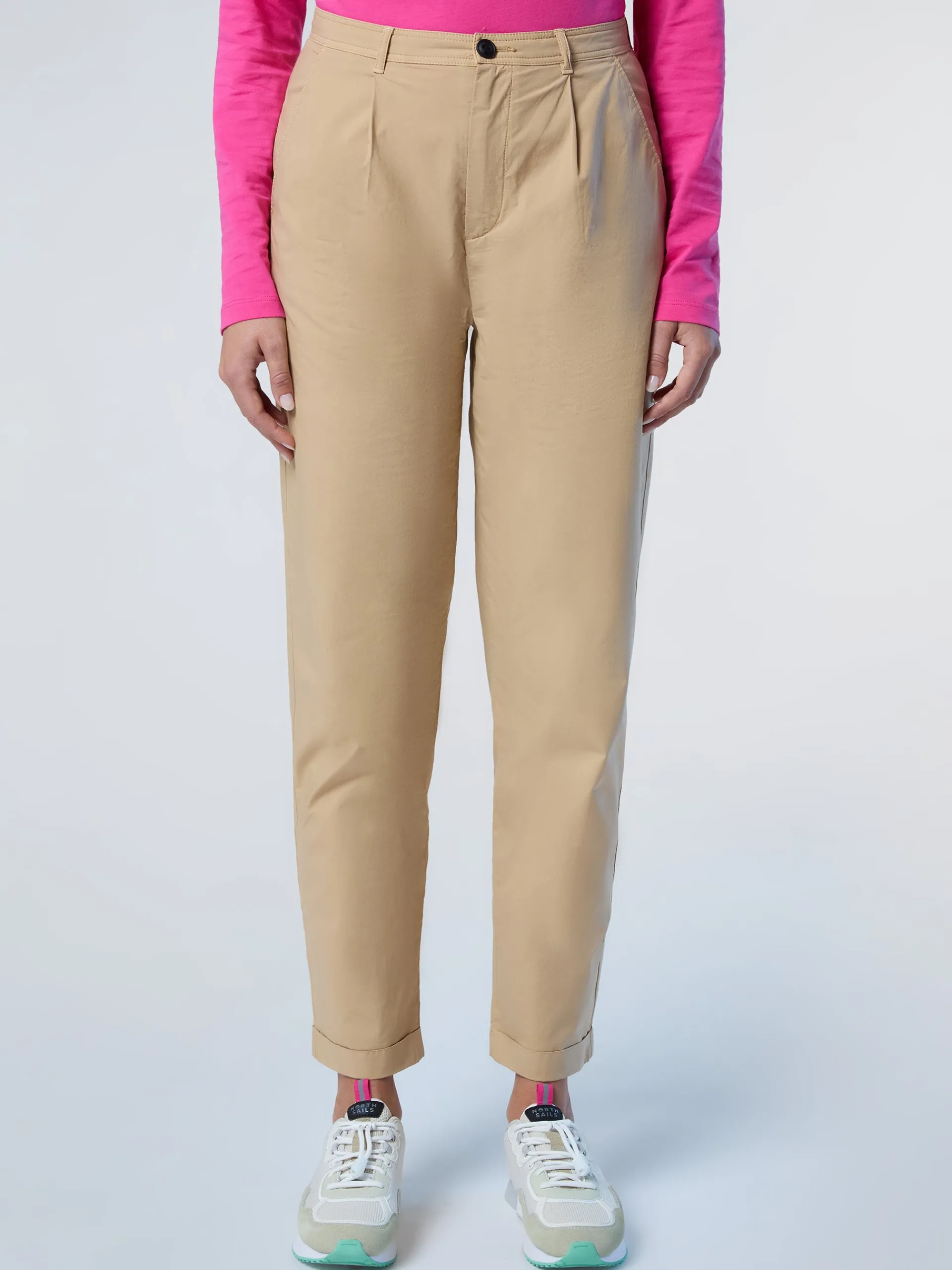 North Sails Pantaloni chino in gabardina*Donna Outlet|Pantaloni