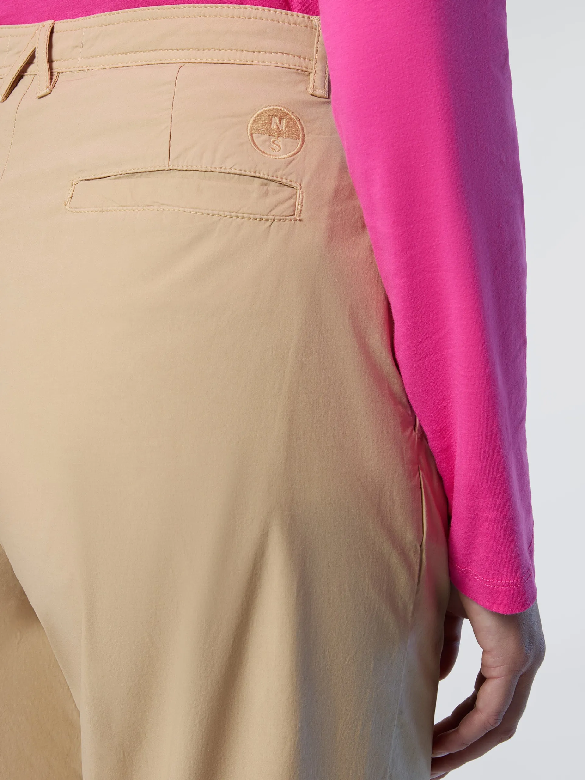 North Sails Pantaloni chino in gabardina*Donna Outlet|Pantaloni