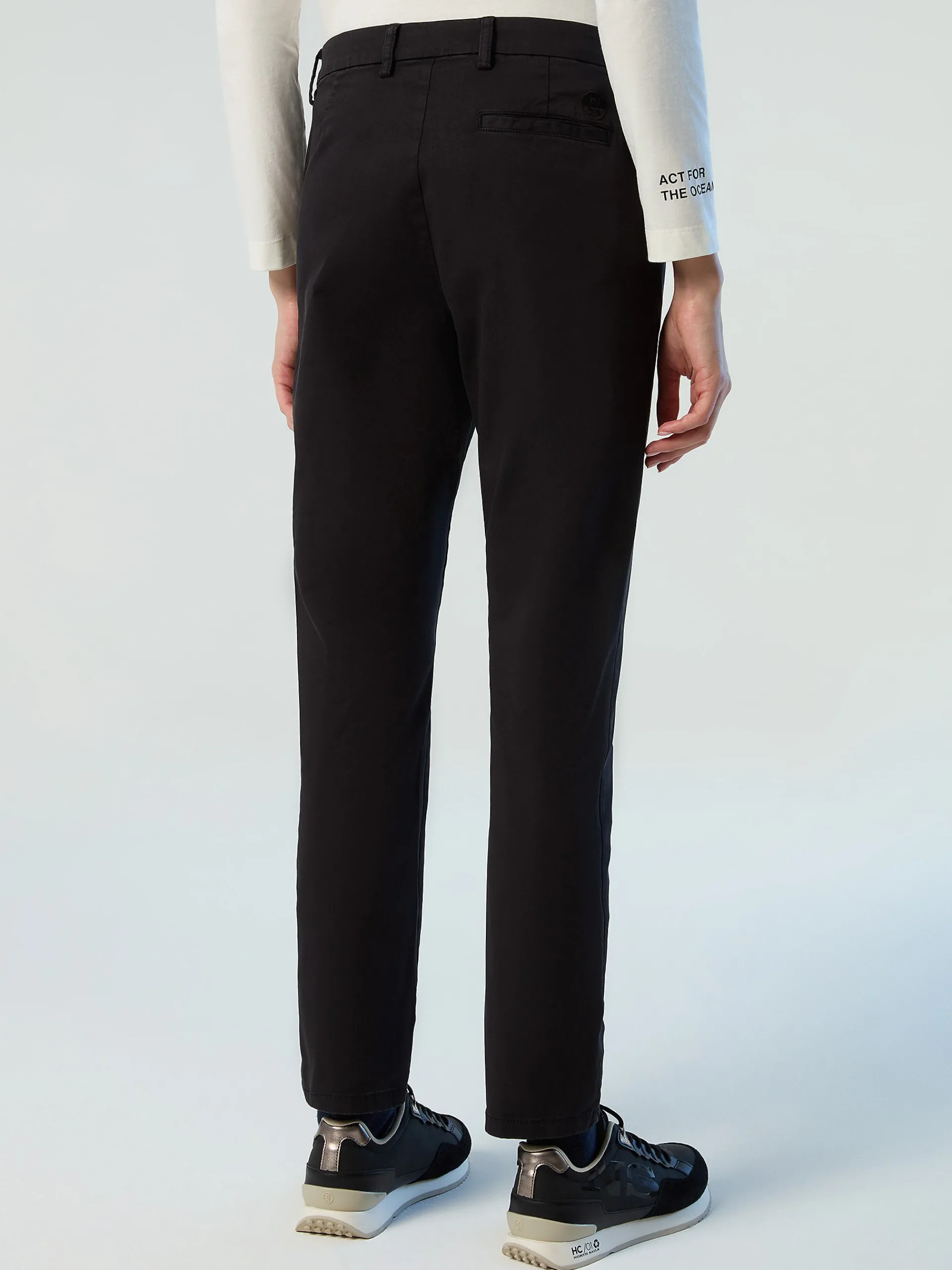 North Sails Pantaloni chino in gabardina*Donna Outlet|Pantaloni