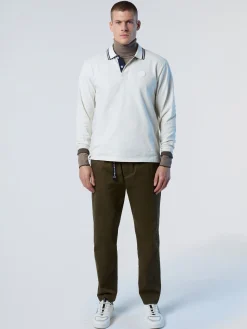 North Sails Polo a maniche lunghe con patch*Uomo Polo