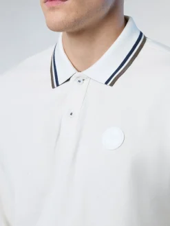 North Sails Polo a maniche lunghe con patch*Uomo Polo