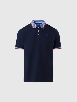 North Sails Polo con colletto a righe*Uomo Outlet