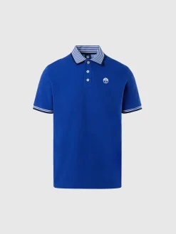 North Sails Polo con colletto a righe*Uomo Outlet