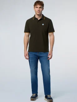 North Sails Polo con colletto logato*Uomo Outlet
