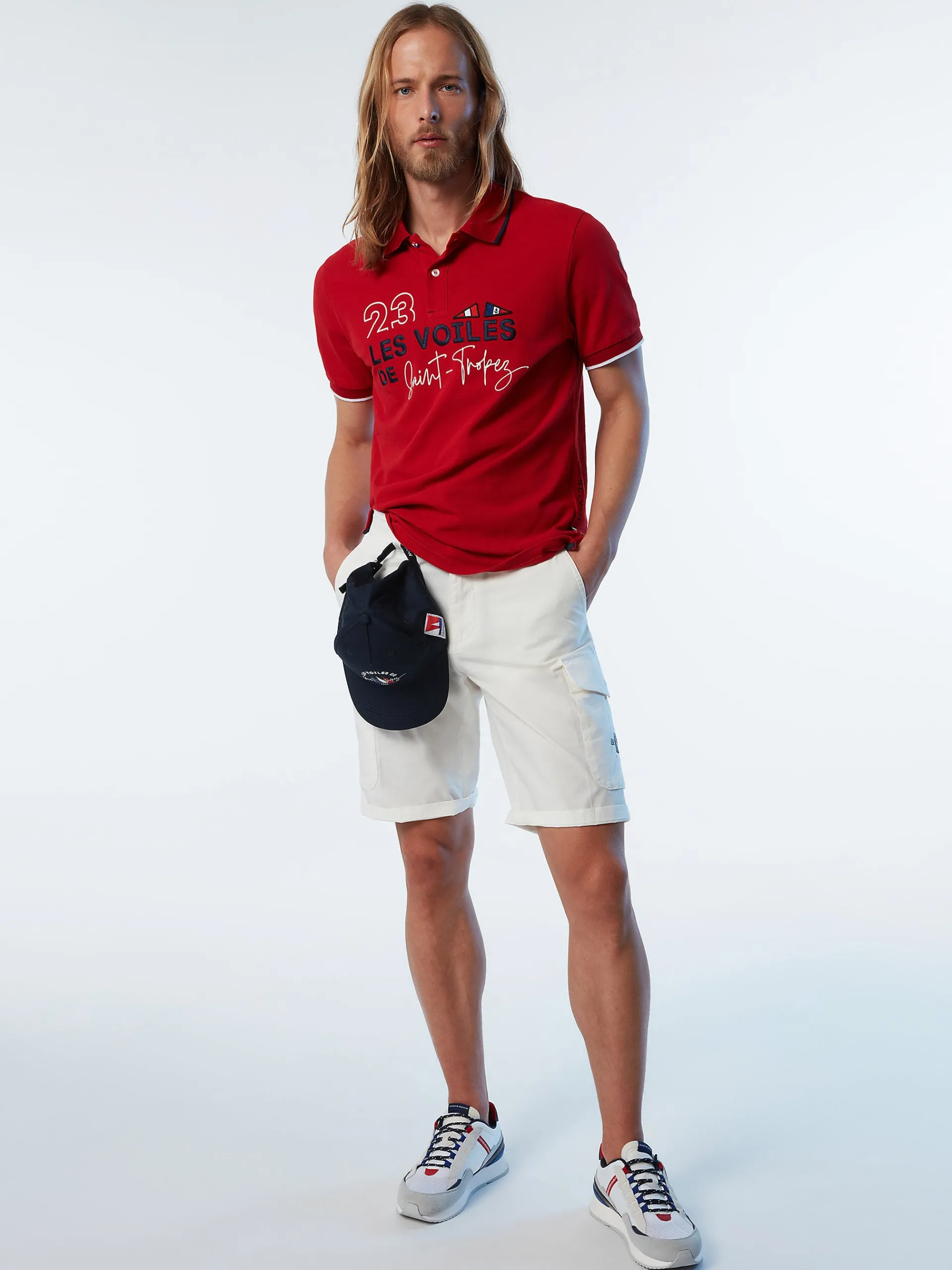 North Sails Polo in piquet Saint-Tropez*Uomo Outlet