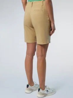 North Sails Shorts chino in gabardina*Donna Outlet|Pantaloncini