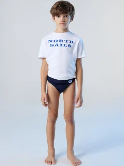 North Sails Slip mare con patch logo* Outlet|Costumi Da Bagno