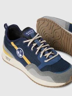 North Sails Technical fabric and suede sneaker*Uomo Calzature