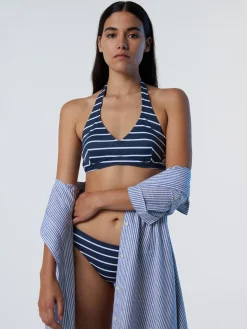 North Sails Top bikini a righe*Donna Outlet|Costumi Da Bagno