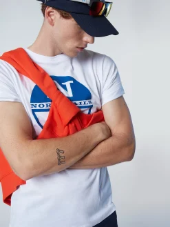 North Sails T-shirt con maxi logo*Uomo Outlet|Outlet