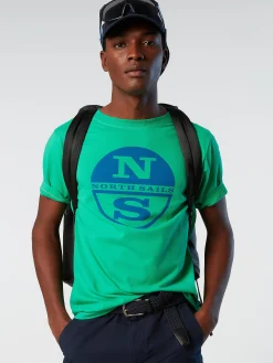North Sails T-shirt con maxi logo*Uomo Outlet