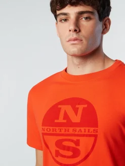 North Sails T-shirt con maxi logo*Uomo Outlet