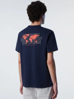 North Sails T-shirt con stampa lettering*Uomo Outlet