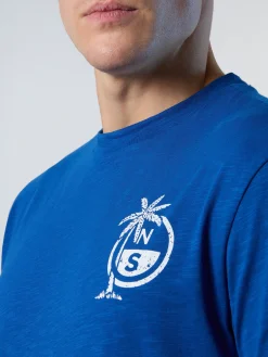 North Sails T-shirt con stampa palme*Uomo Outlet