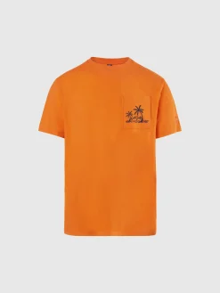 North Sails T-shirt con stampa palme*Uomo Outlet