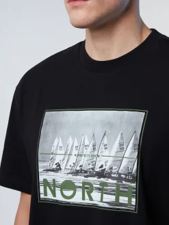North Sails T-shirt con stampa vintage*Uomo T-shirts