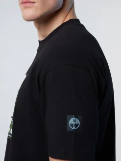 North Sails T-shirt con stampa vintage*Uomo T-shirts