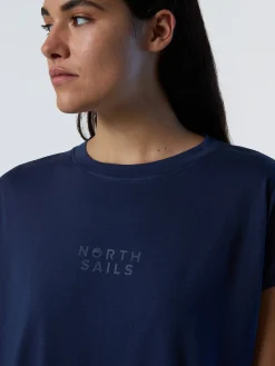 North Sails T-shirt in cotone organico*Donna Outlet|T-shirts