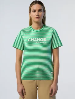 North Sails T-shirt in modal a righe*Donna Outlet|T-shirts