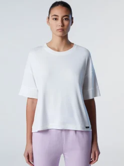 North Sails T-shirt in modal e tencel*Donna Outlet|Felpe