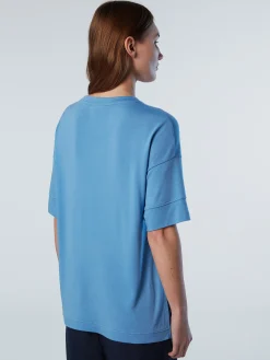 North Sails T-shirt in modal e tencel*Donna Outlet|Felpe